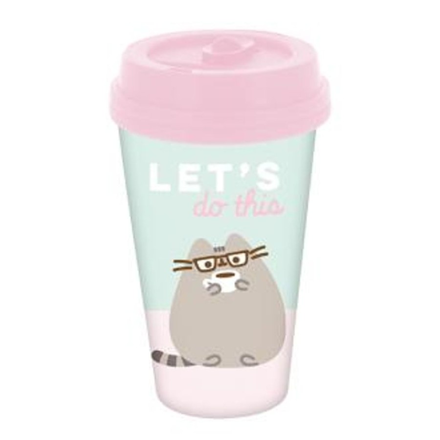 Food & Drinks PUSHEEN | Simply Pusheen Travel Mug 'Let'S Do This'