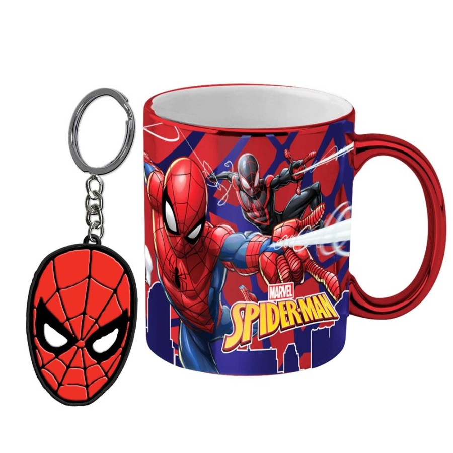 Popculture Marvel | Spiderman Mug And Keyring Gift Pack