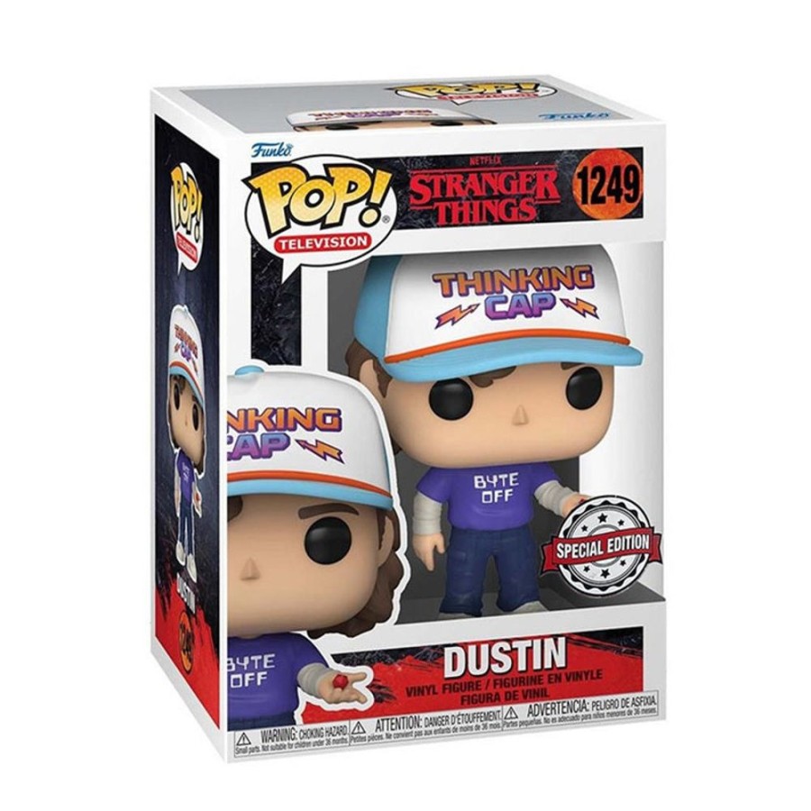 Popculture Funko | Stranger Things - Dustin With Die Pop! Vinyl [Rs]