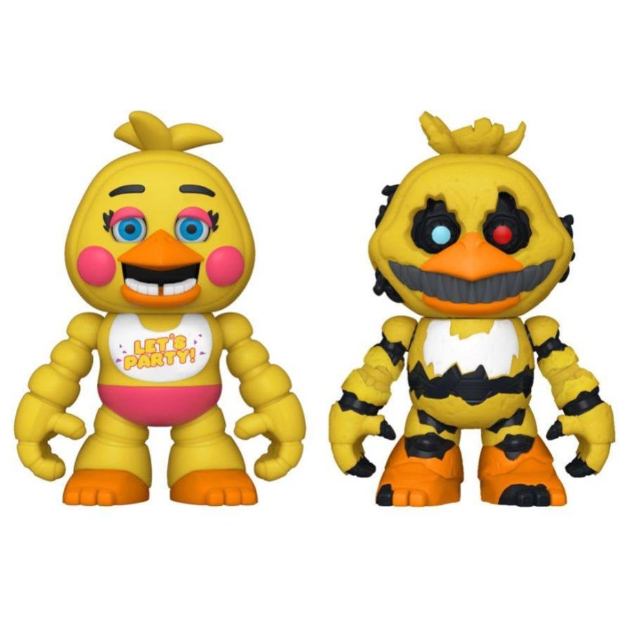 Toys Funko | Five Nights At Freddy'S - Nightmare Chica & Toy Chica Snaps! Figure 2-Pack