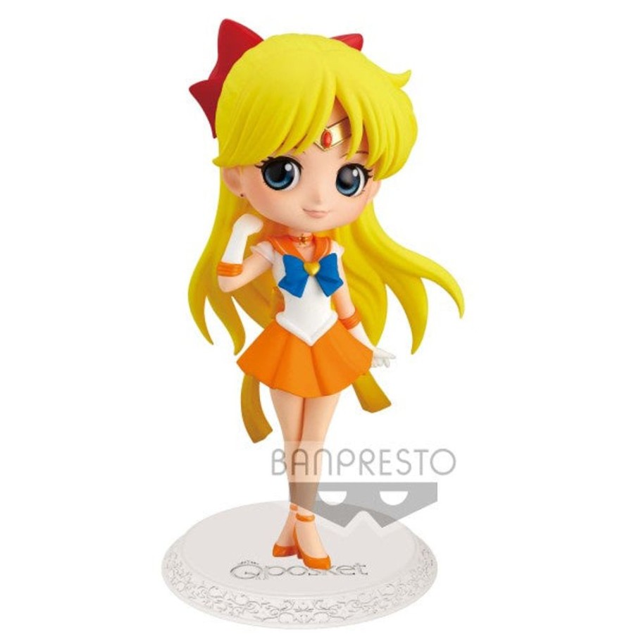 Anime QPosket Sailor Moon Figures | Sailor Moon Eternal - Q Posket - Super Sailor Venus - Version A: Normal Colour