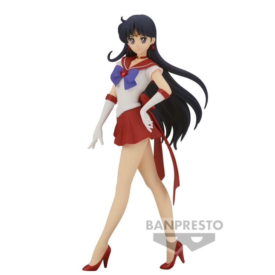 Anime QPosket Sailor Moon Figures | Sailor Moon Eternal - Glitter & Glamours - Super Sailor Mars (Ver. A)