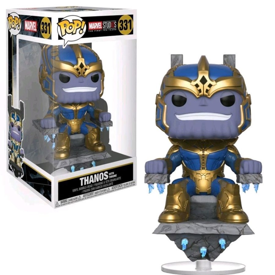 Popculture Funko | Marvel Studios 10Th Anniversary - Thanos On Throne Pop! Deluxe