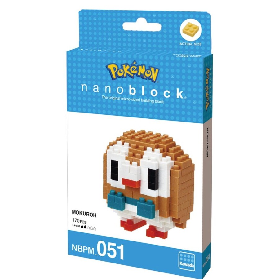 Toys kawada Pokemon Nanoblocks | Pokemon - Rowlet Nanoblock