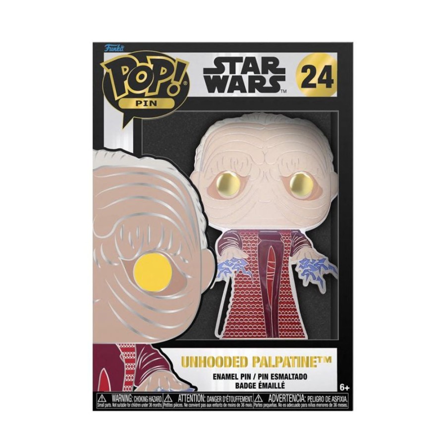 Popculture Funko | Star Wars - Palpatine Unhooded 4" Pop! Enamel Pin