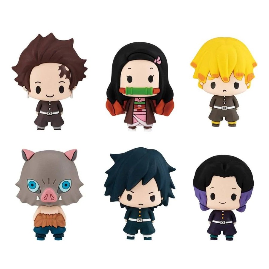 Anime Demon Slayer Figures | Demon Slayer: Kimetsu No Yaiba - Chokorin Mascot Figure 6-Pack Set