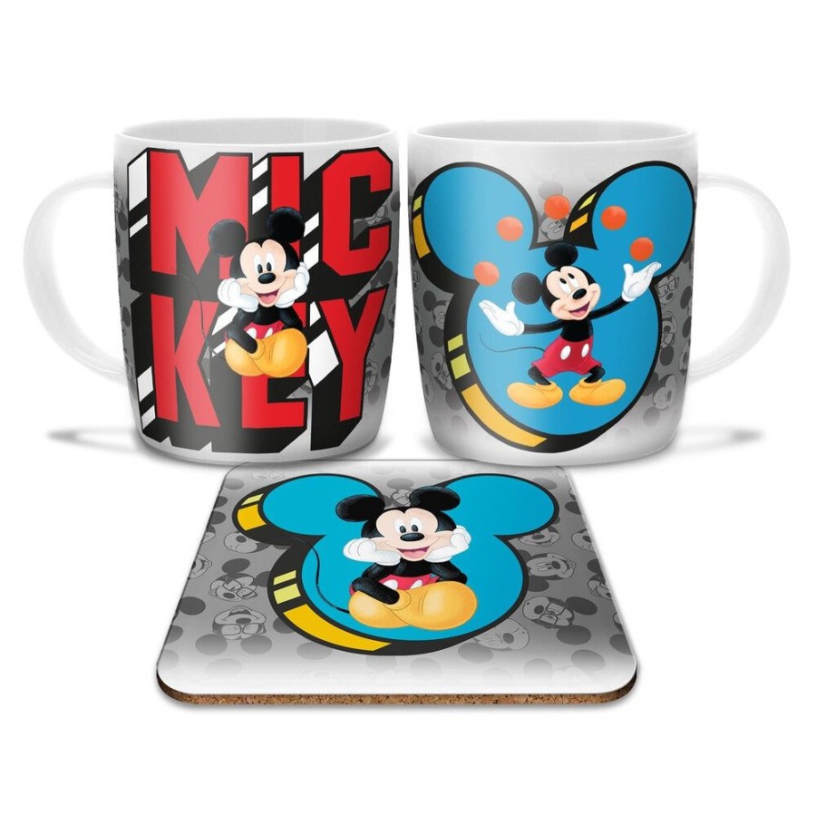 Food & Drinks Disney | Disney - Mickey Mouse Mug & Coaster Set