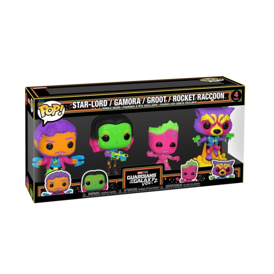 Popculture Funko | Guardians Of The Galaxy: Vol. 2 - Blacklight Pop! Vinyl 4-Pack [Rs]