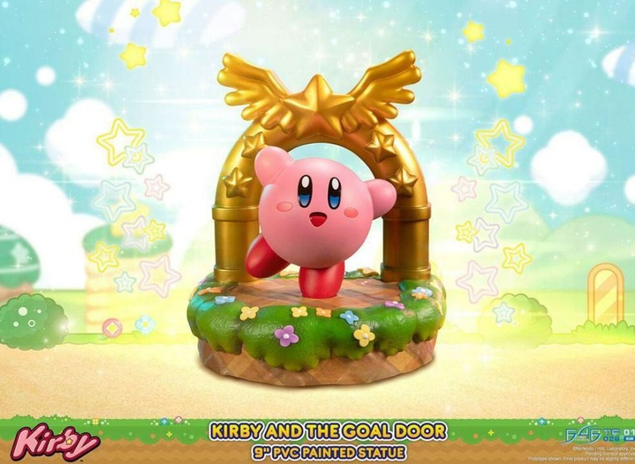 Popculture First 4 Figures | Kirby - Kirby & The Goal Door Pvc Statue