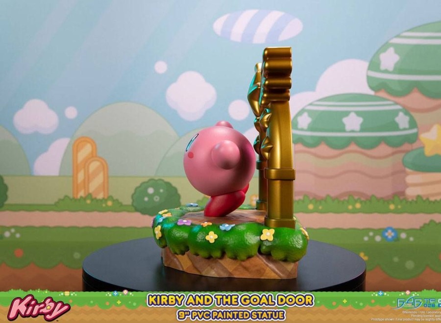 Popculture First 4 Figures | Kirby - Kirby & The Goal Door Pvc Statue