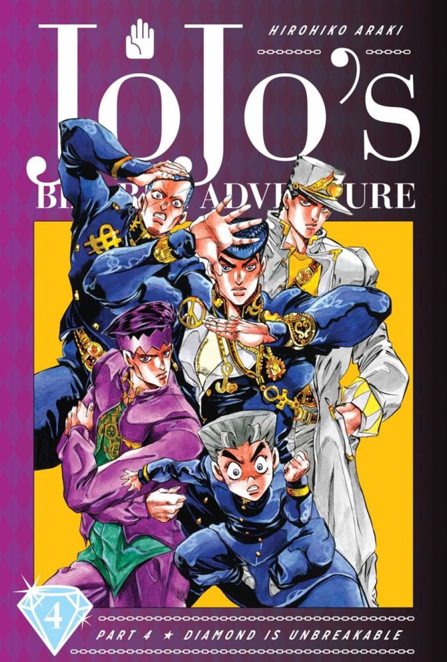 Anime JoJo's Bizarre Adventure | Manga - Jojo'S Bizarre Adventure: Part 4 -- Diamond Is Unbreakable, Vol. 4