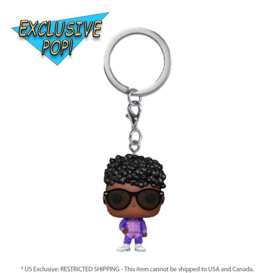 Fashion Funko | Black Panther 2: Wakanda Forever - Shuri With Sunglasses Glitter Pocket Pop! Keychain [Rs]