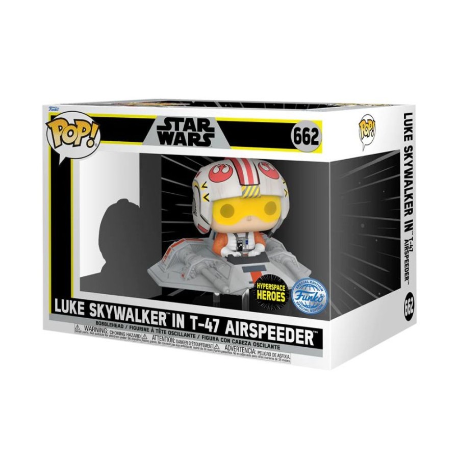 Popculture Funko | Star Wars - Luke Skywalker In T-47 Airspeeder Pop! Ride [Rs]