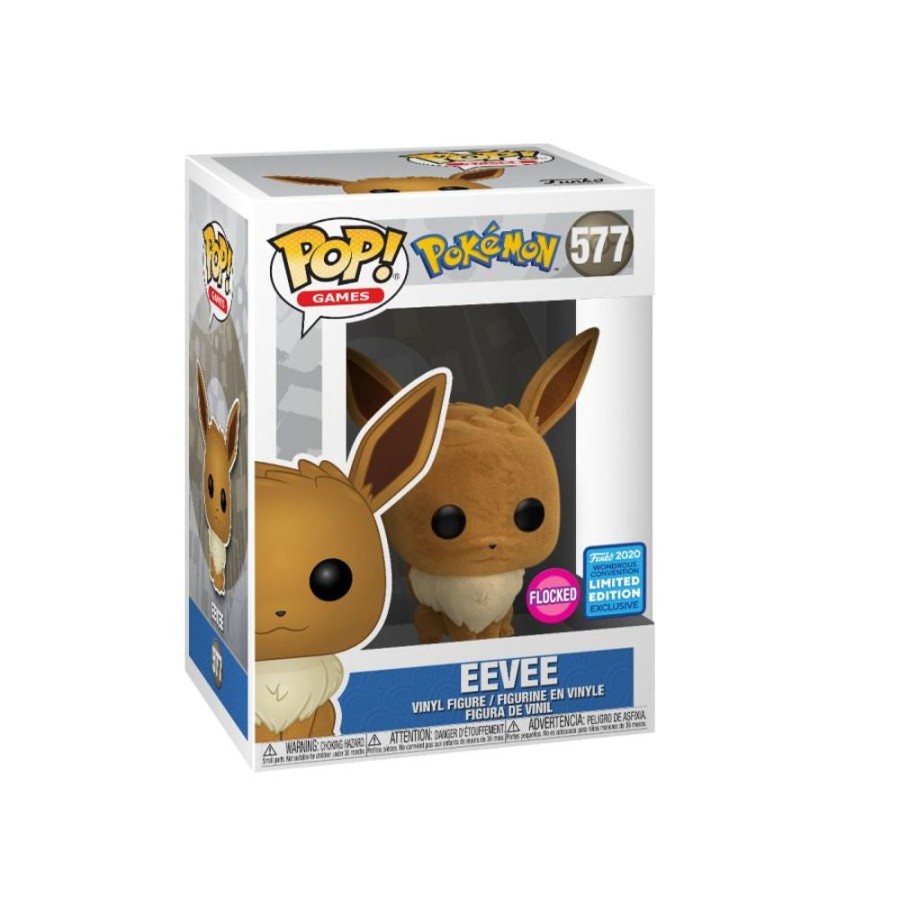 Anime Funko | Pokemon - Eevee Flocked Us Exclusive Pop! Vinyl [Rs]