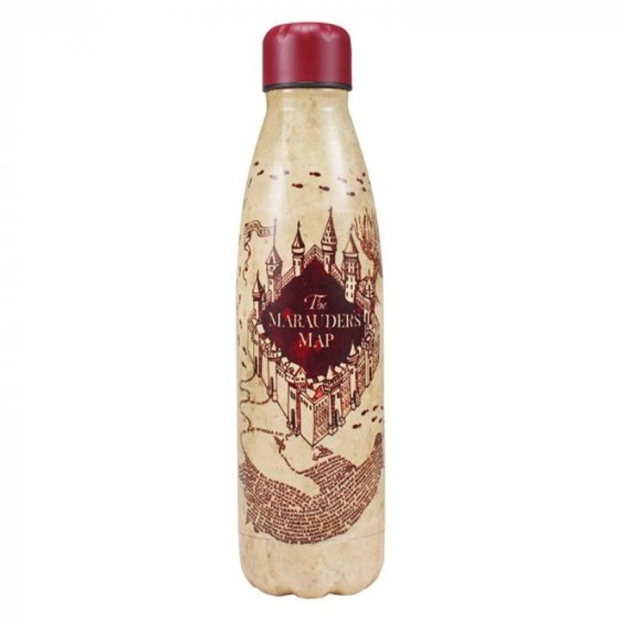 Popculture Harry Potter | Harry Potter - Marauders Map Metal Water Bottle