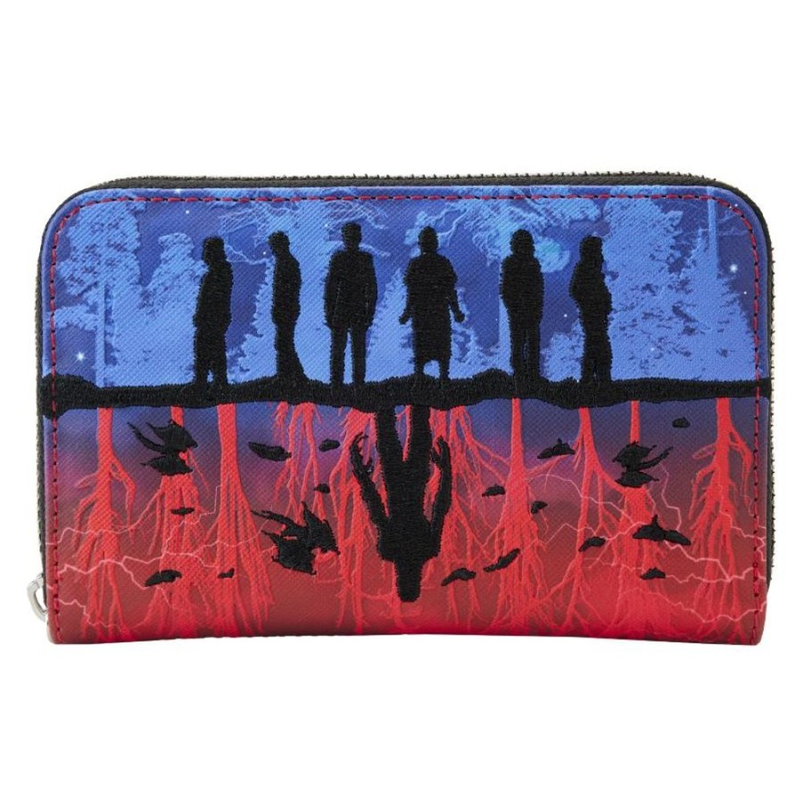 Popculture Loungefly | Stranger Things - Upside Down Shadows Zip Wallet