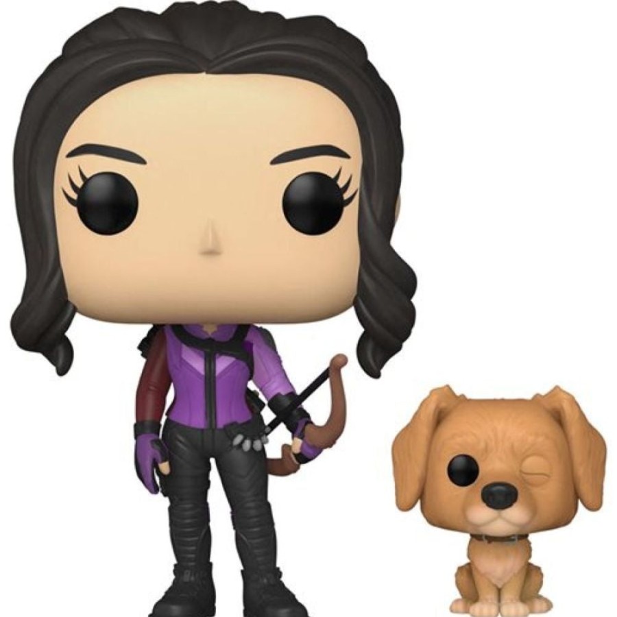 Popculture Funko | Hawkeye - Kate Bishop & Lucky The Pizza Dog Pop! Vinyl