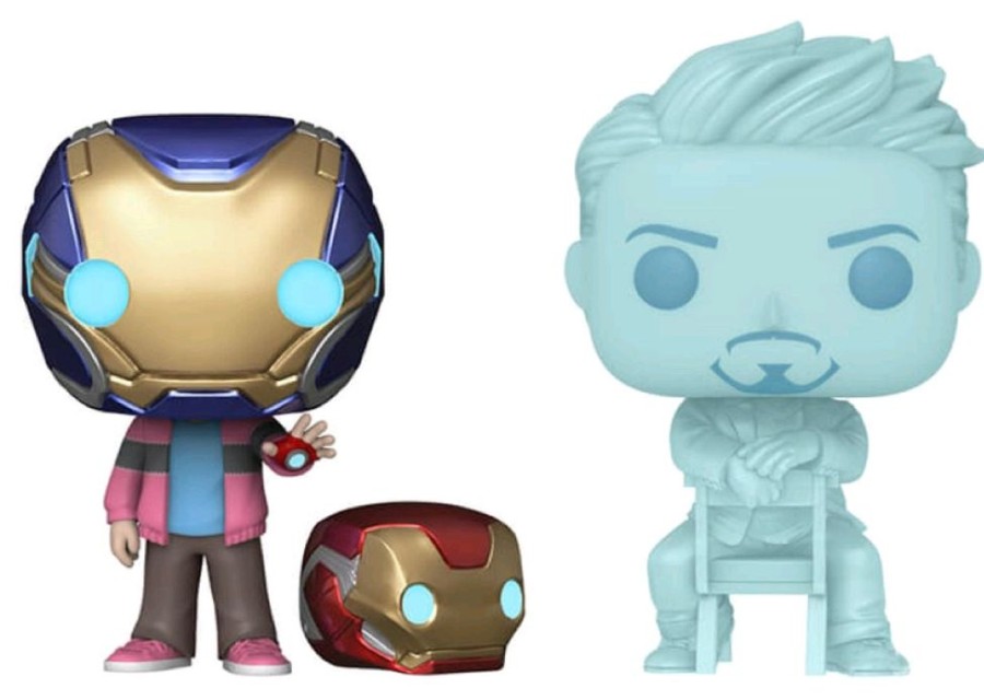 Popculture Funko | Avengers 4: Endgame - Morgan & Hologram Tony Glow With Helmet Us Exclusive Pop! Vinyl 2-Pack[Rs]