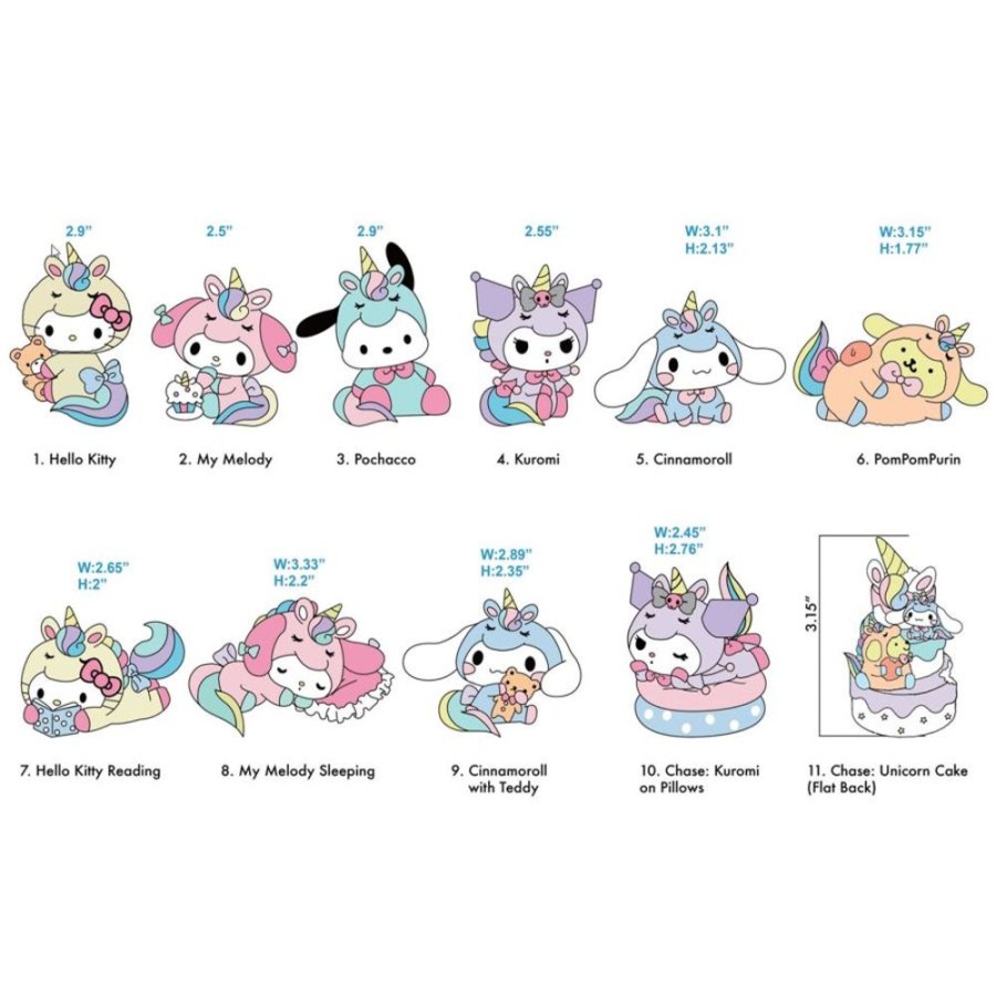 Anime Hello Kitty | Hello Kitty - 3D Figural Bag Clip (Series 4) Blind Bags