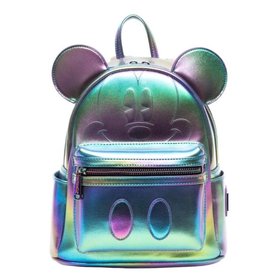 Loungefly Loungefly | Disney - Mickey Mouse Oil Slick Iridescent Mini Backpack [Rs]