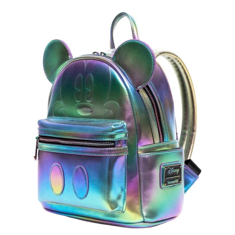 Loungefly Loungefly | Disney - Mickey Mouse Oil Slick Iridescent Mini Backpack [Rs]