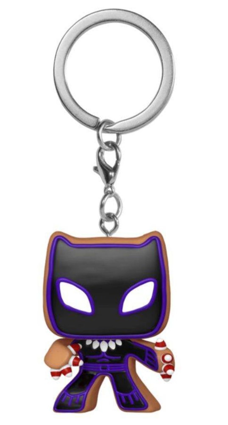 Fashion Funko | Marvel Comics - Black Panther Gingerbread Pop! Keychain [Rs]