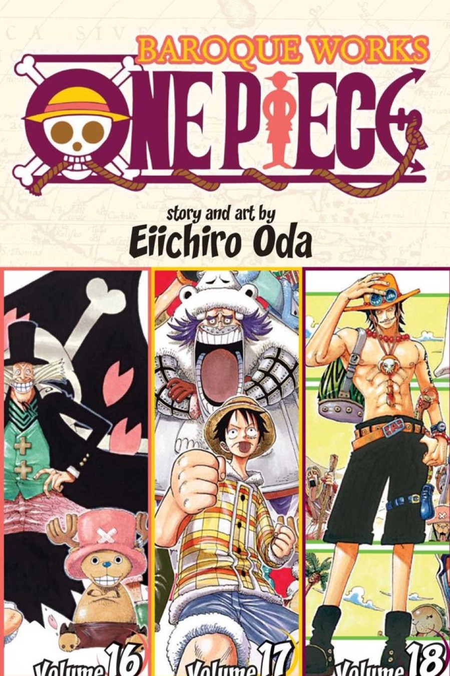 Anime One Piece | Manga - One Piece (Omnibus Edition), Vol. 16, 17 & 18