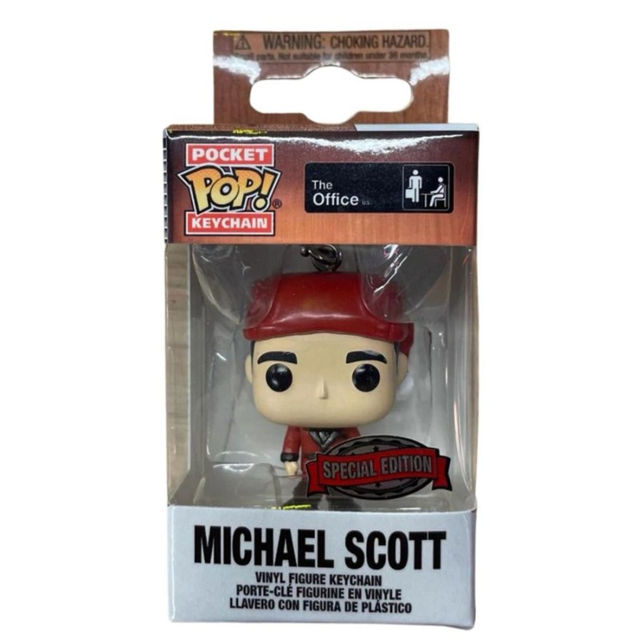 Popculture Funko | The Office - Santa Michael Us Exclusive Pocket Pop! Keychain [Rs]