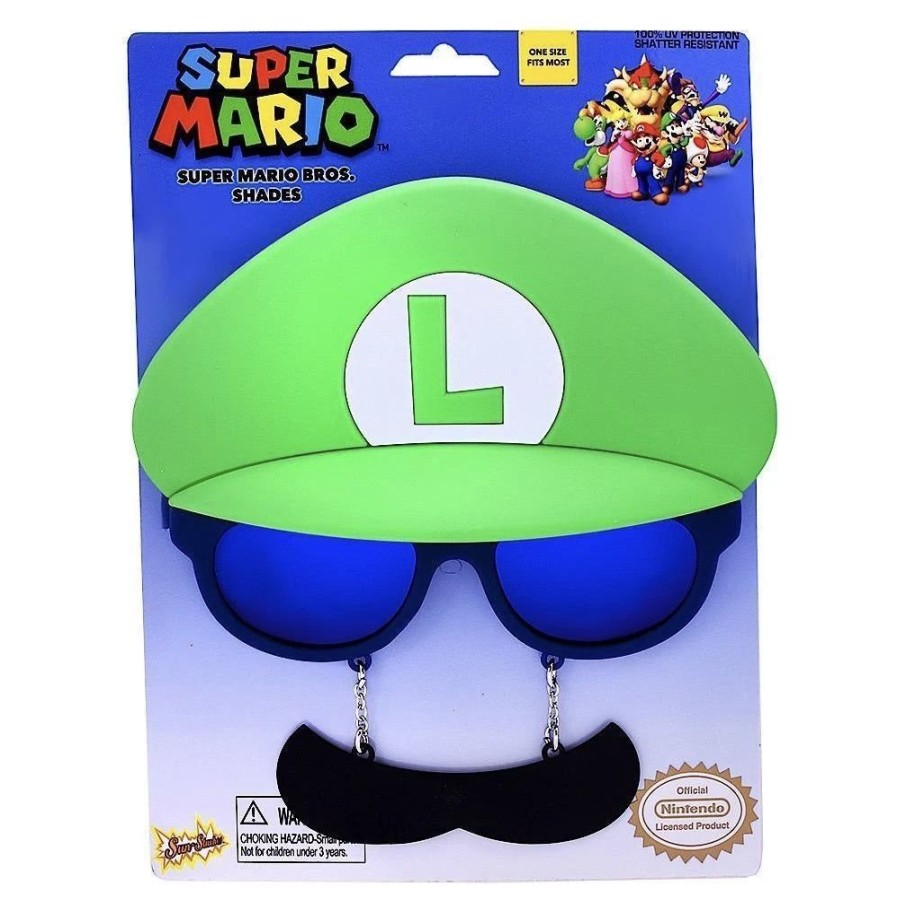 Popculture Sun-Staches | Big Characters Luigi Sun-Staches