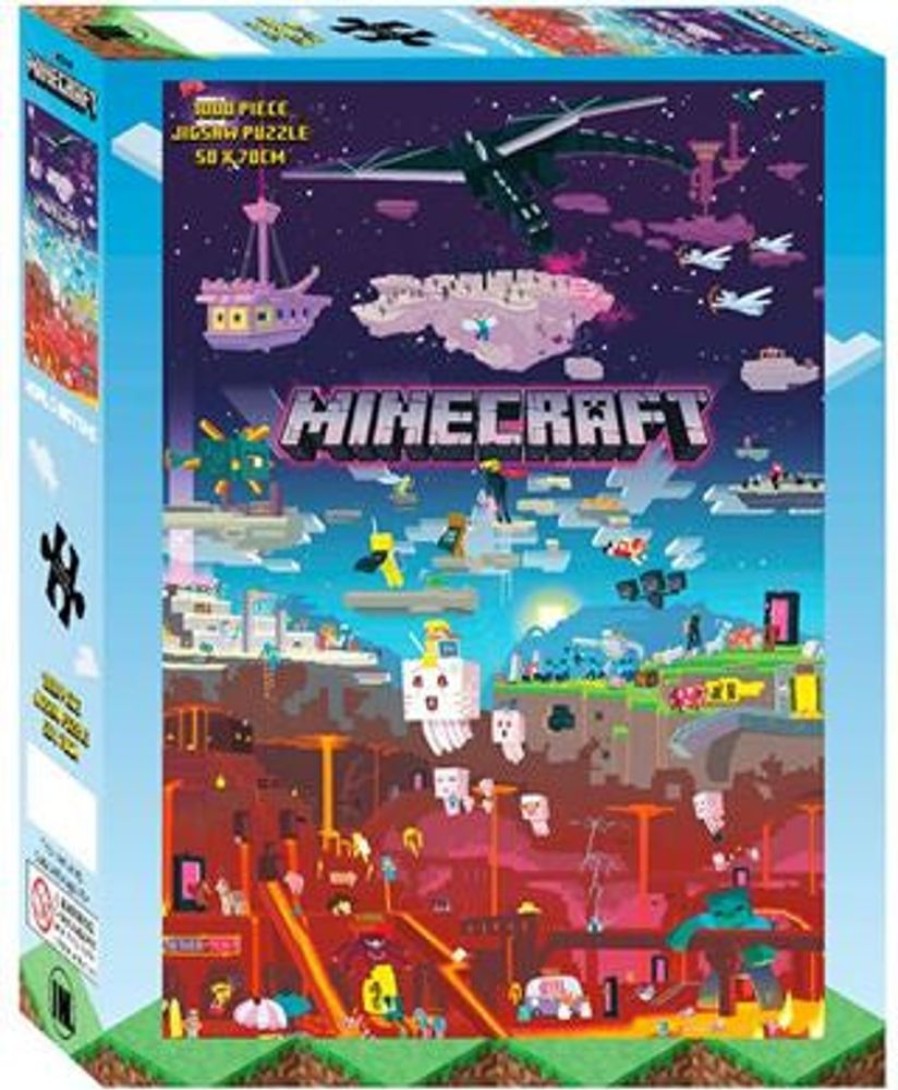 Games & Puzzles Minecraft | Minecraft 1000Pc Jigsaw Puzzle - World Beyond