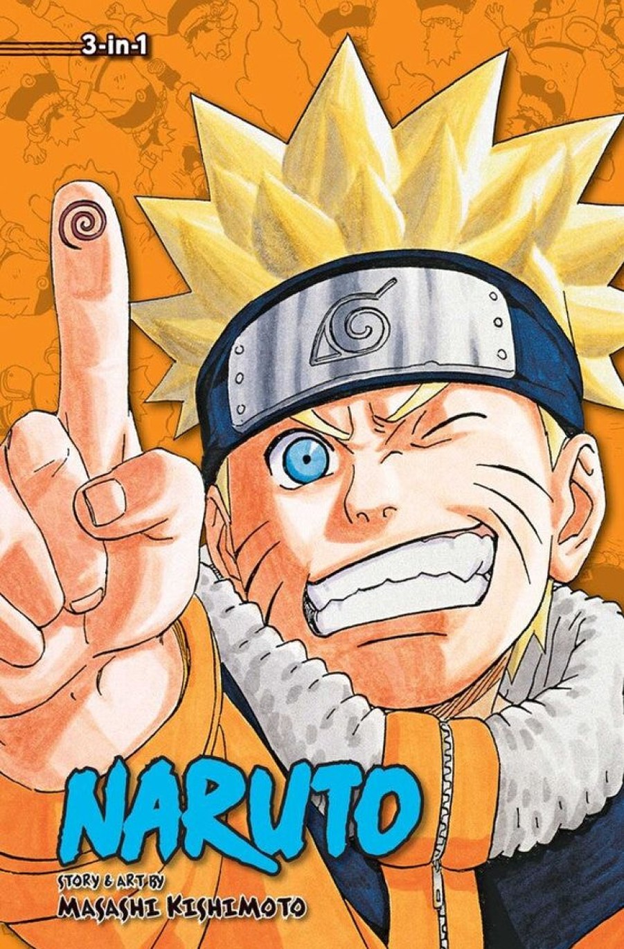 Anime Naruto | Manga - Naruto (3-In-1 Edition), Vol. 8