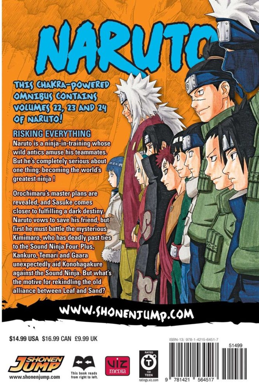 Anime Naruto | Manga - Naruto (3-In-1 Edition), Vol. 8