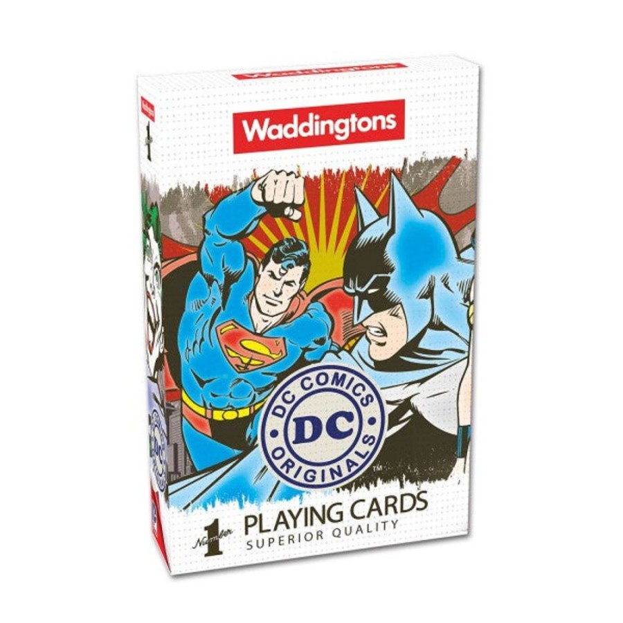 Popculture DC Comics | Dc Comics Waddingtons Waterproof Playing Cards