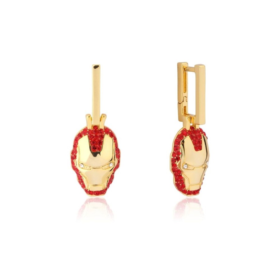 Fashion Marvel | Marvel - Iron Man Crystal Drop Earrings