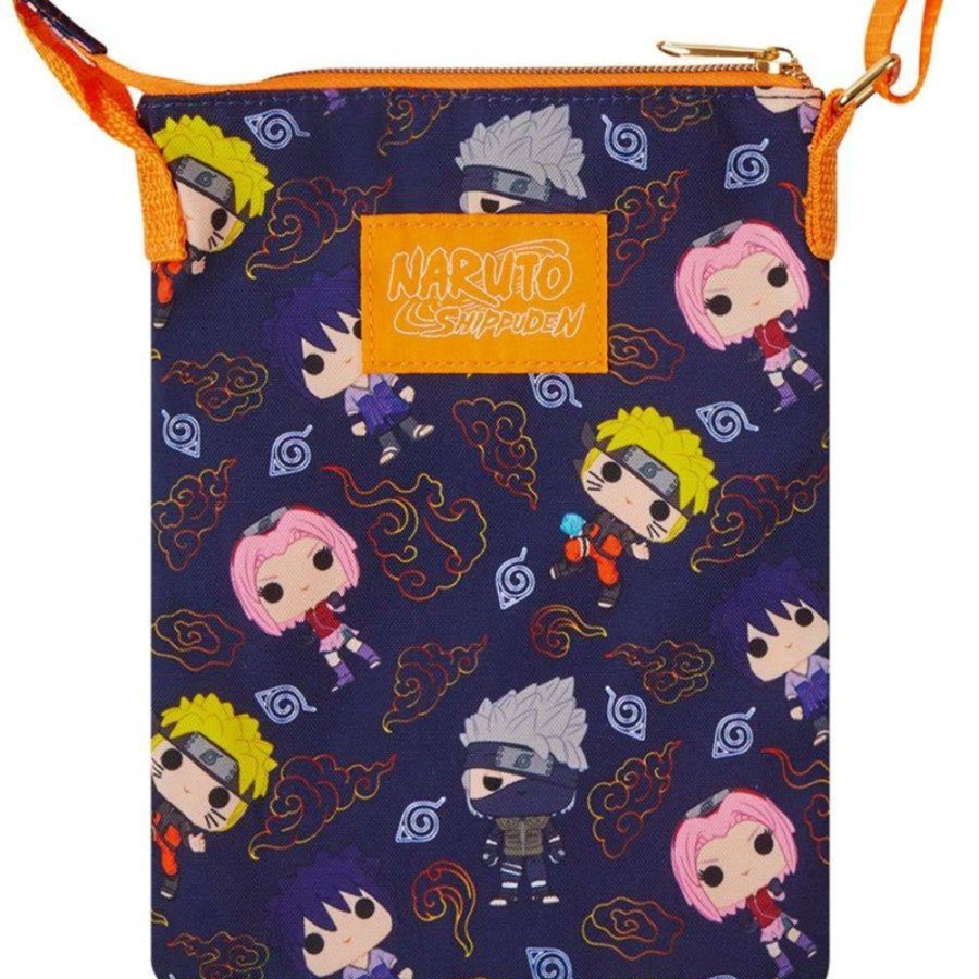 Anime Loungefly | Naruto Shippuden - Team 7 Pop! Print Passport Bag