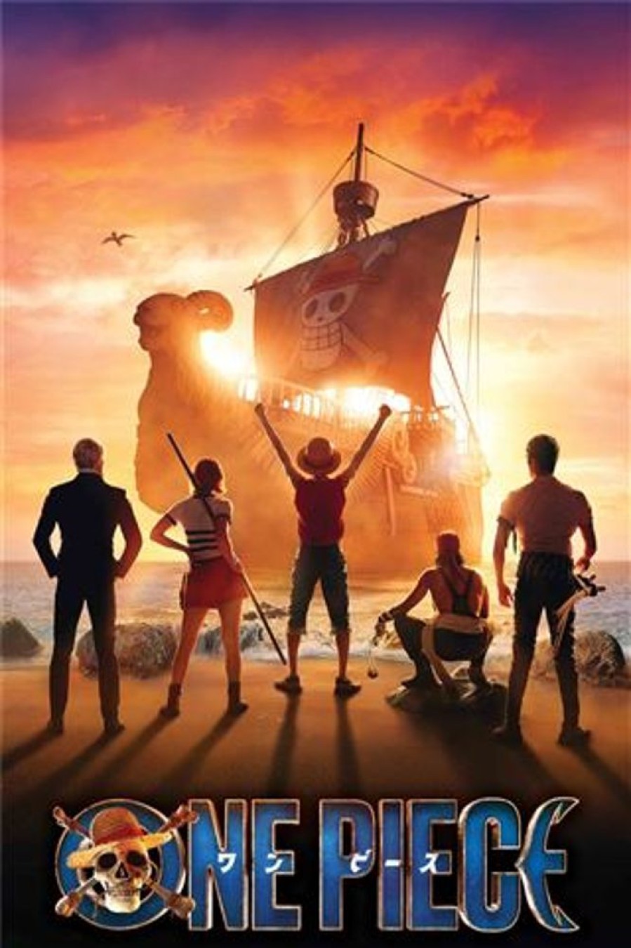 Anime One Piece | One Piece Live Action - Poster - Set Sail