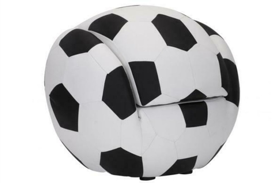 Toys Hollywood Interiors | Kids Soccer Ball Chair With Ottoman (Hld/Qy08)