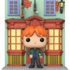 Popculture Funko | Harry Potter - Quality Quidditch Supplies With Ron Diagon Alley Us Exclusive Pop! Deluxe [Rs]