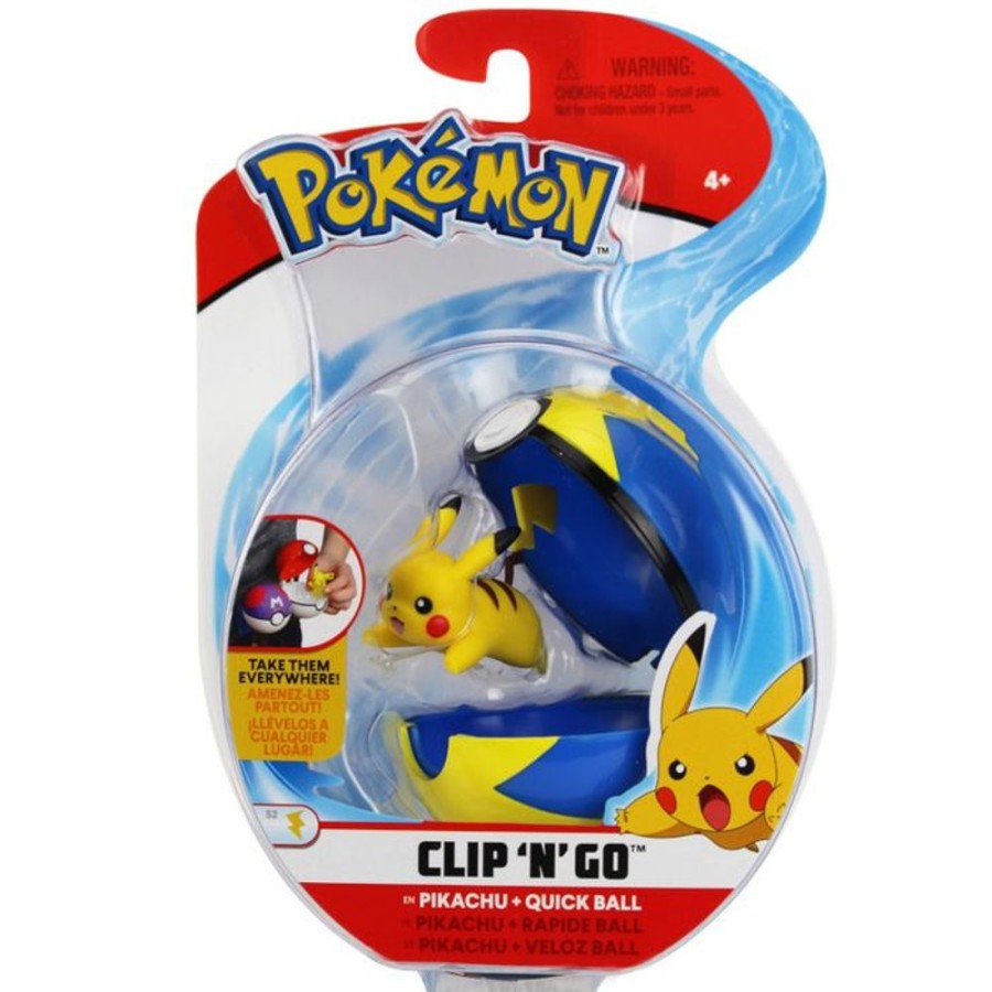 Anime Pokemon | Pokemon Clip'N'Go Pokeball Assorted