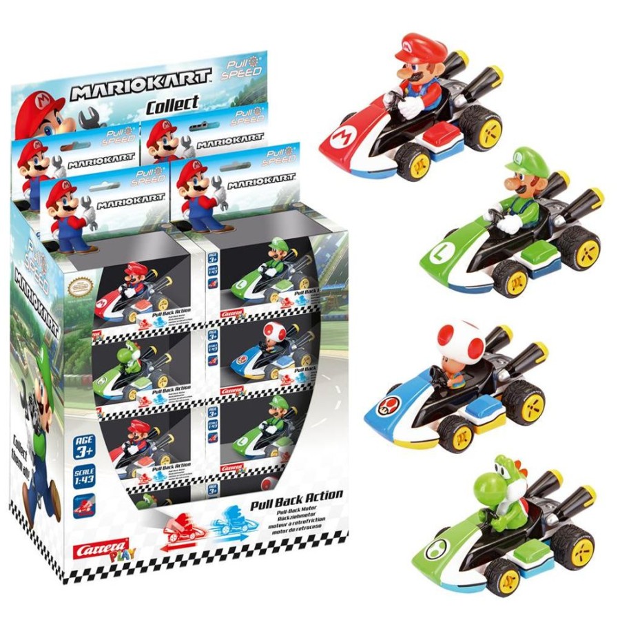 Popculture Carrera | Carrera - Mario Kart Pull & Speed Assortment