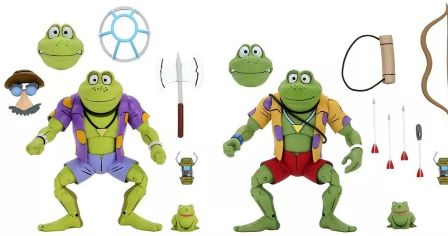 Toys NECA | Teenage Mutant Ninja Turtles - Napoleon & Atilla Frog 7" Action Figure 2-Pack