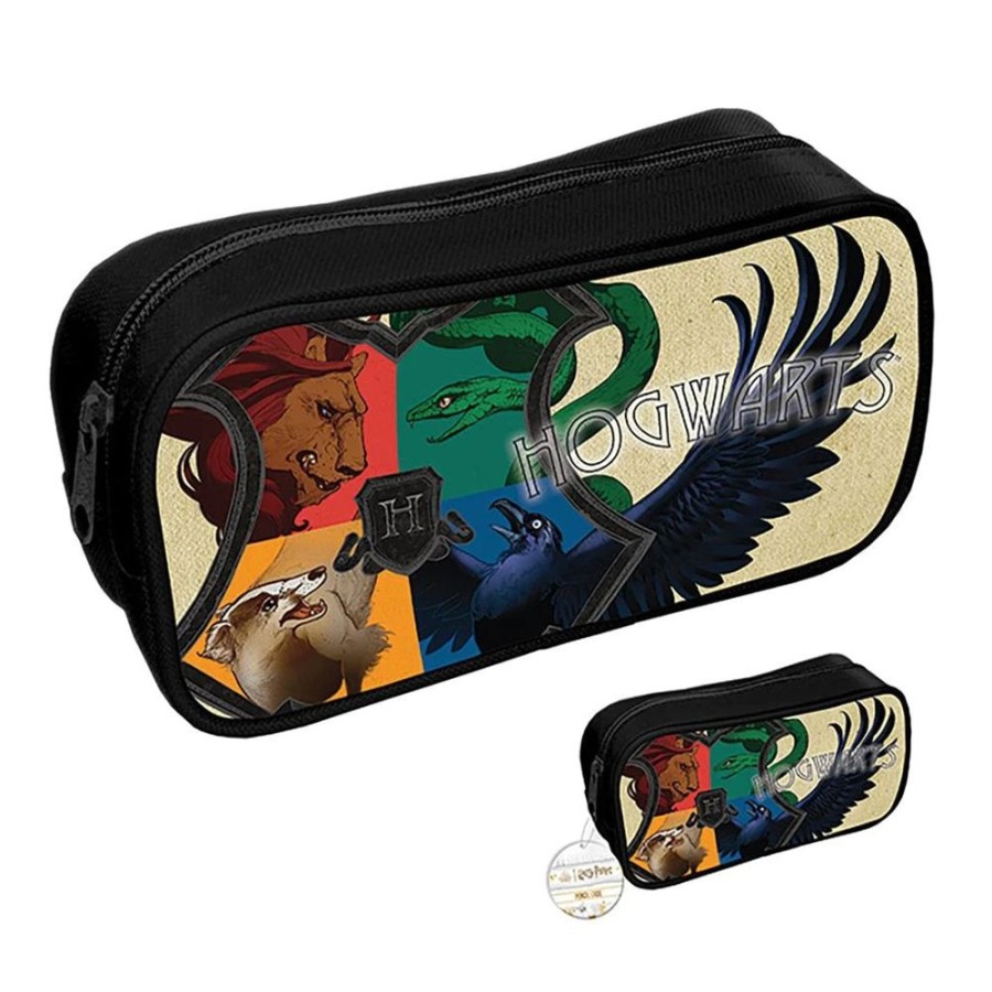 Popculture Harry Potter | Harry Potter - Intricate Houses Rectangle Pencil Case