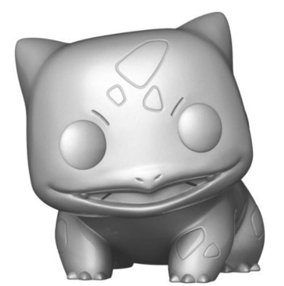 Anime Funko | Pokemon - Bulbasaur Silver Metallic 25Th Anniversary Us Exclusive 10" Pop! Vinyl [Rs]