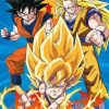 Anime Dragon Ball Z | Dragon Ball Z - Poster - 3 Gokus Evo