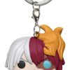 Anime Funko Keychains | My Hero Academia - Todoroki Metallic Us Exclusive Pocket Pop! Keychain [Rs]