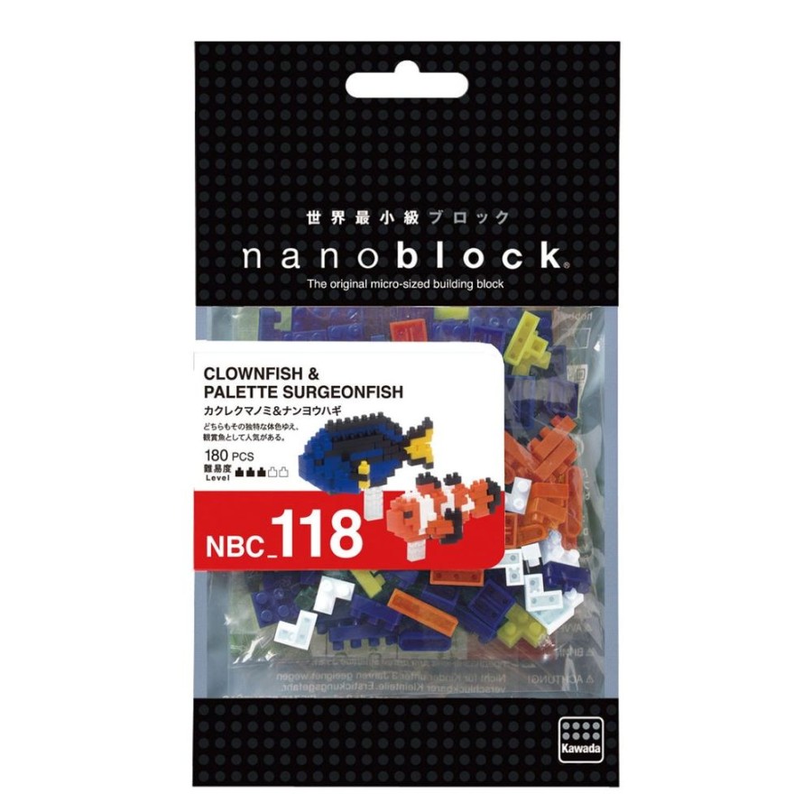 Toys kawada Nanoblocks | Clownfish & Palette Surgeonfish Nanoblock