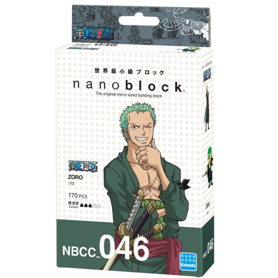 Toys kawada Nanoblocks | One Piece - Zoro Nanoblock