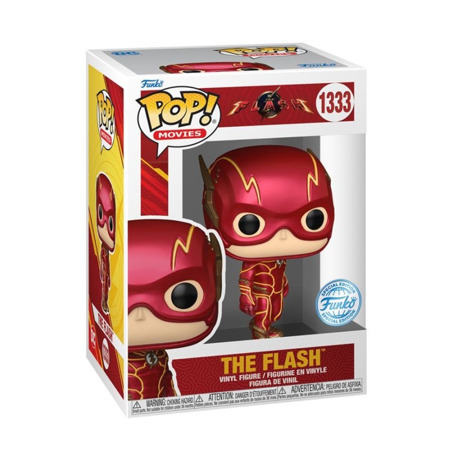 Popculture Funko | The Flash (2023) - The Flash (Metallic) Pop! Vinyl [Rs]