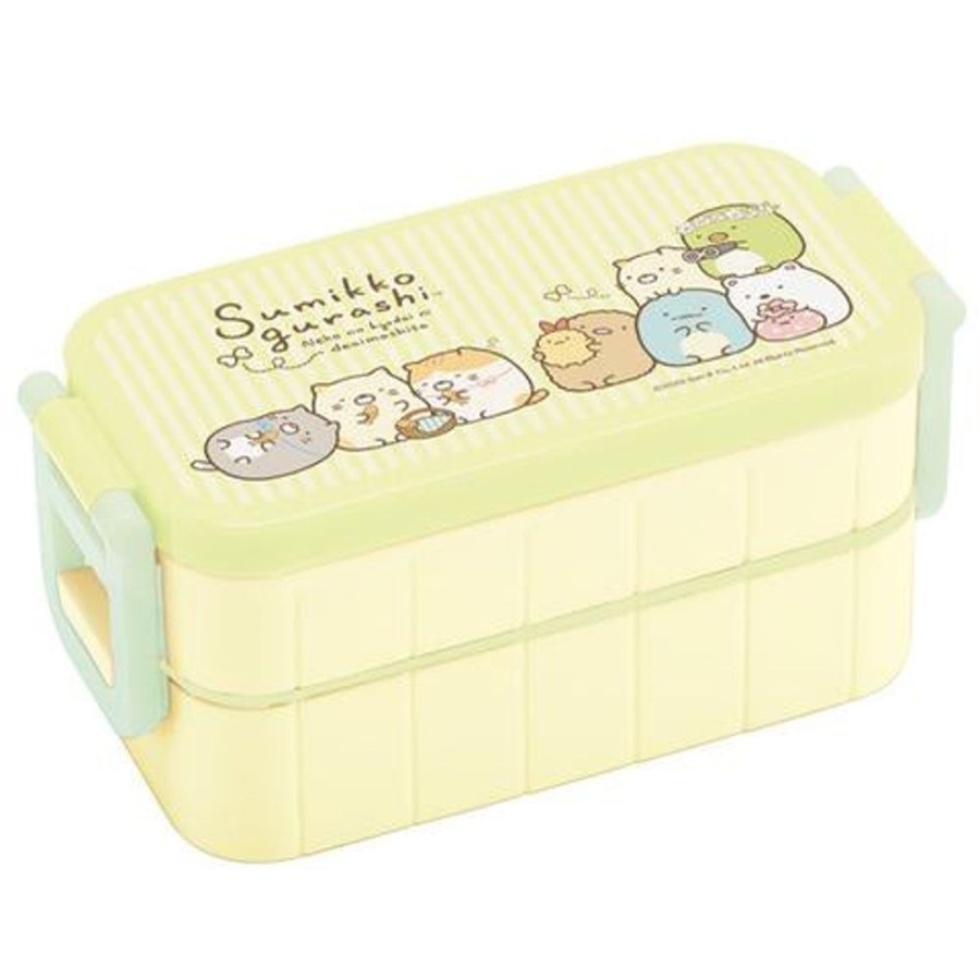 Anime Skater | Sumikko Gurashi Family 2 Tier Bento Box - Green