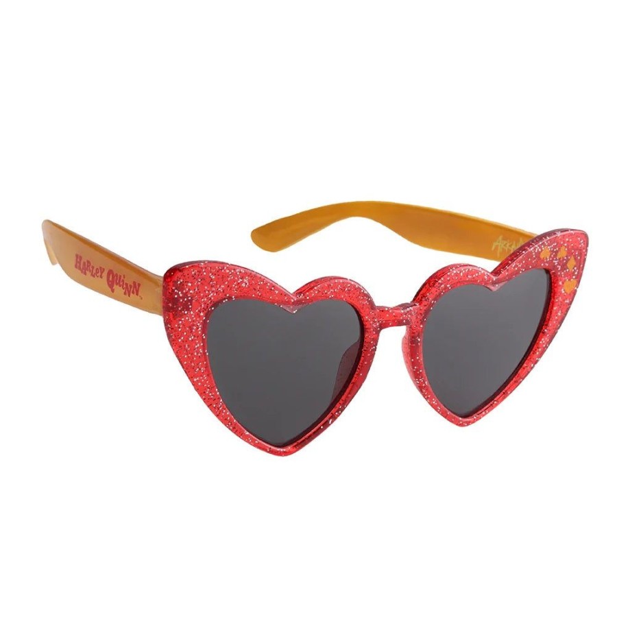 Popculture Sun-Staches | Arkaid Harley Quinn Heart Sunglasses